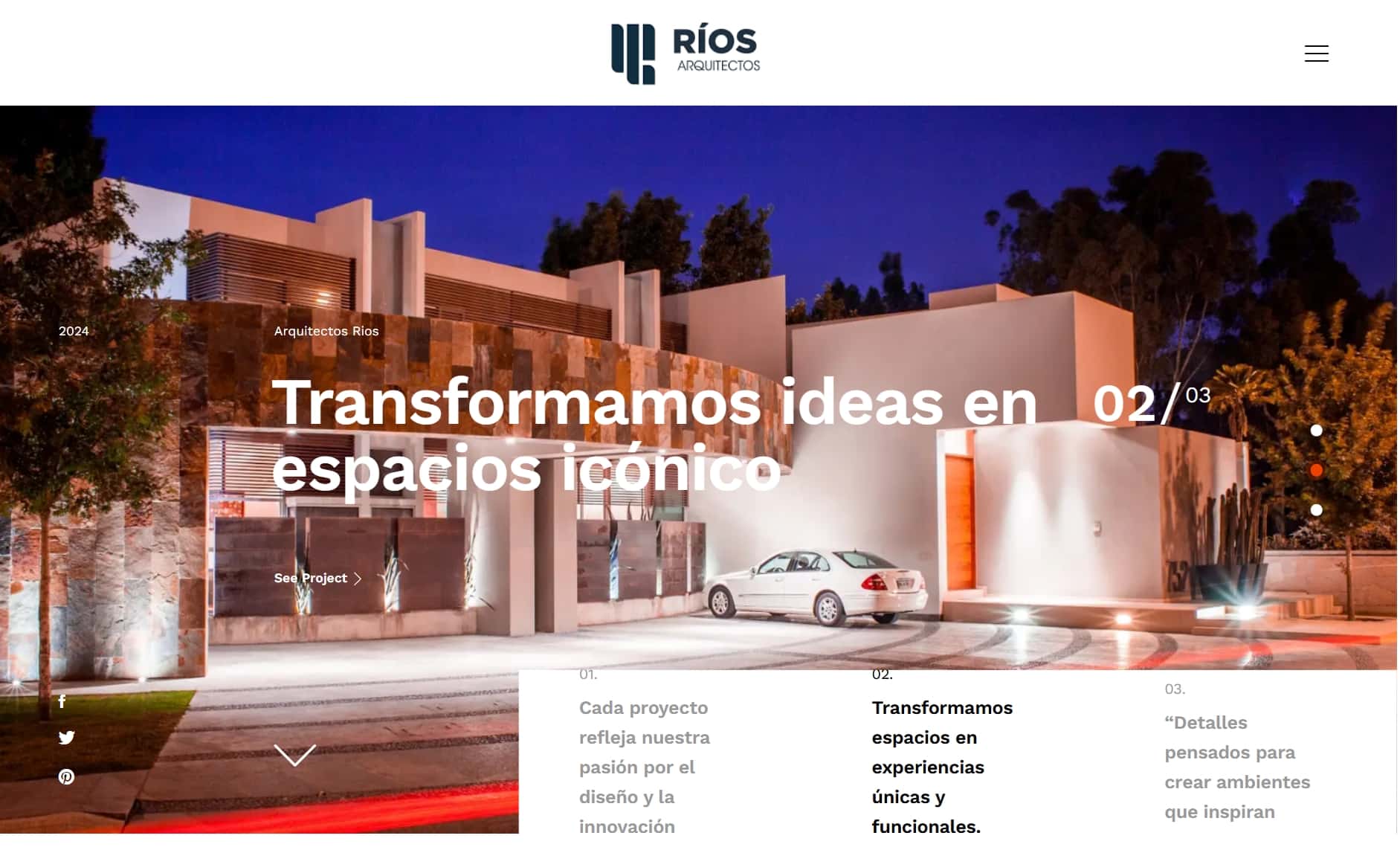 Sitio Web para Arquitectos v.2 – Diseño que Comunica Visión 1 Sitio Web para Arquitectos v.2 – Diseño que Comunica Visión 1